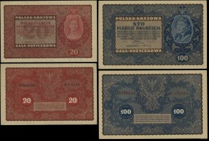 Poland, set of 4 banknotes, 23.08.1919