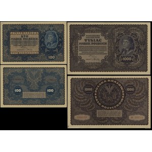 Polska, zestaw 5 banknotów, 23.08.1919