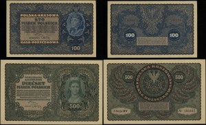 Poland, set: 100 and 500 Polish marks, 23.08.1919