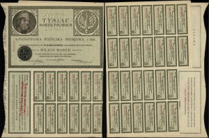 Poland, 4% State Premium Loan, 1920