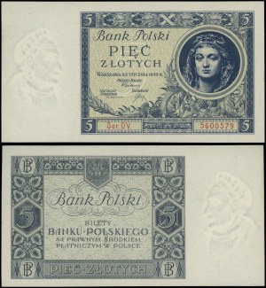 Polsko, 5 zlotých, 2.01.1930
