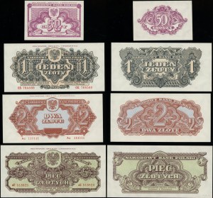 Poland, set of commemorative issue banknotes, 1974