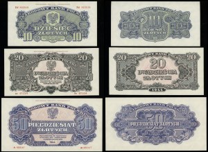 Poland, set of commemorative issue banknotes, 1974