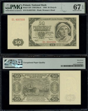 Polsko, 50 zlotých, 1.07.1948