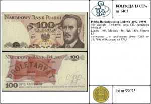Polsko, 100 zlotých, 17.05.1976