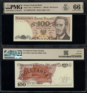 Polsko, 100 zlotých, 1.12.1988
