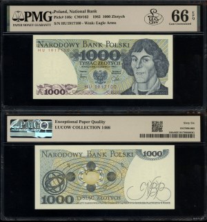 Polsko, 1 000 PLN, 1.06.1982