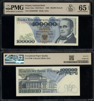 Poland, 100,000 zloty, 1.02.1990