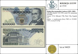 Poland, 100,000 zloty, 1.02.1990