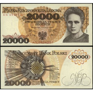 Polska, 20.000 złotych, 1.02.1989