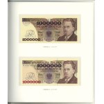 Polska, książeczka z banknotami Polskie banknoty obiegowe z lat 1975 - 1996