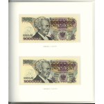 Polska, książeczka z banknotami Polskie banknoty obiegowe z lat 1975 - 1996