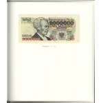 Polska, książeczka z banknotami Polskie banknoty obiegowe z lat 1975 - 1996