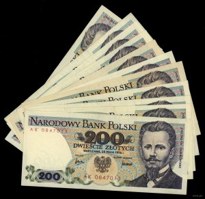 Poland, set of 179 banknotes, 1975-1988