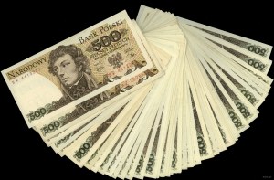 Poland, set of 157 banknotes, 1975-1982