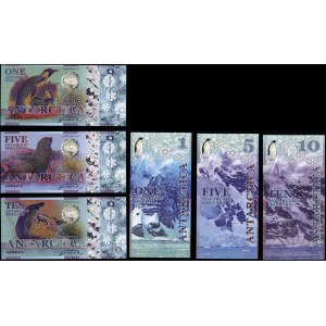 Antarktyda, zestaw 6 banknotów