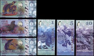 Antarctica, set of 6 bills
