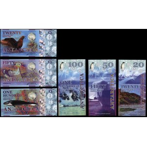 Antarktyda, zestaw 6 banknotów