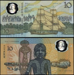 Australia, $10, 26.01.1988