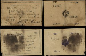 Německá východní Afrika, sada: 2 x 1 rupie, 1.07.1917