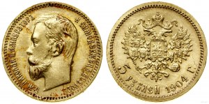 Russia, 5 rubles, 1904 AP, St. Petersburg