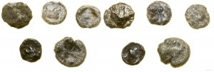Greece and post-Hellenistic, set of 5 x obol fractions