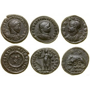 Cesarstwo Rzymskie, zestaw 3 x follis