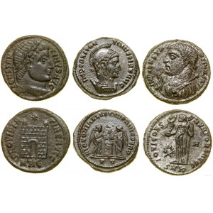 Cesarstwo Rzymskie, zestaw 3 x follis