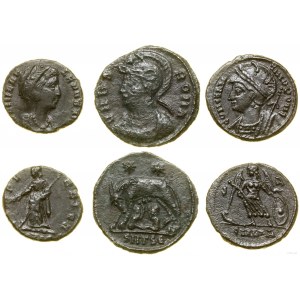 Cesarstwo Rzymskie, zestaw 3 x follis