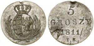 Poland, 5 groszy, 1811 IS, Warsaw