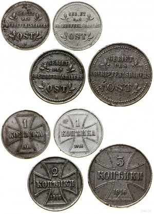 Poland, set of 4 coins, Berlin (A), Hamburg (J)