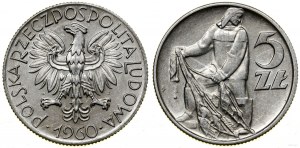 Poland, 5 gold, 1960, Warsaw