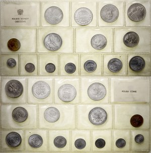 Poland, set of 15 coins, Warsaw