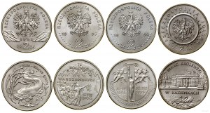 Poland, set of 4 x 2 gold, 1995, Warsaw