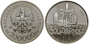 Poland, 200,000 zloty, 1990, Warsaw