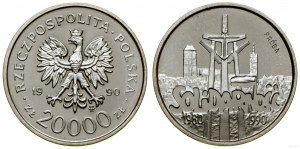 Poland, 20,000 zloty, 1990, Warsaw