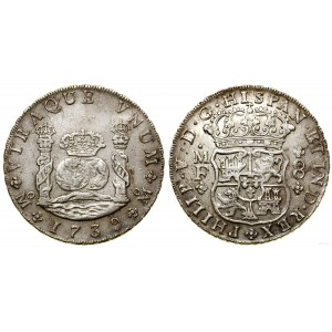 Meksyk, 8 reali, 1739 MF, Meksyk