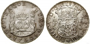 Mexico, 8 reals, 1739 MF, Mexico