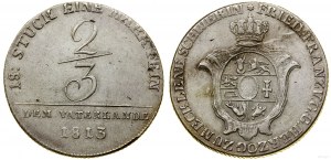 Germany, 2/3 thaler (guilder), 1813, Schwerin