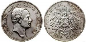 Germany, 5 marks, 1914 E, Muldenhütten
