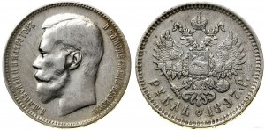 Russia, ruble, 1897 ★★★, Brussels
