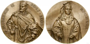 Poland, medal from the royal series of the Koszalin branch of the PTAiN - Mieszko II, 1986, Warsaw