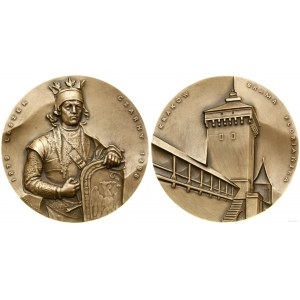 Polska, medal z serii królewskiej Oddziału Koszalińskiego PTN - Leszek Czarny, 1992, Warszawa