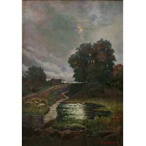 Samuel Hirszenberg, Pejzaż, 1889