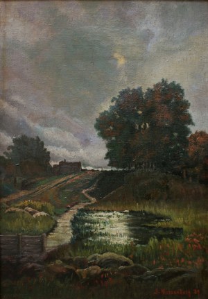 Samuel Hirszenberg, Landscape, 1889