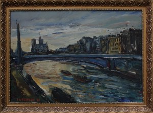 Jozef Wasiolek, Paris at Dusk