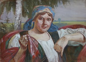 Wincenty Wodzinowski, Girl in folk costume
