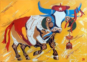 DARIUSZ MOSSAKOWSKI, BULL, 2023.