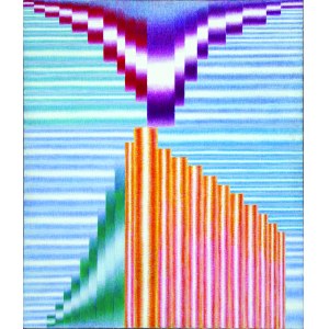 Zofia Artymowska (1923-2000), POLIFORMY LXXXXVII, „PRZYPOMNIENIE ORIENTU”, 1982 r.