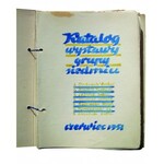 Katalog Wystawy Grupy Siedmiu, Warszawa 1951 R., brystol, 21 fotografii obrazów na papierze bromowo-srebrowym, 7 zdjęć portretowych przedstawiających artystów